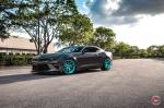 Chevrolet Camaro Matte Black on Vossen Wheels (S21-01) 2019 года